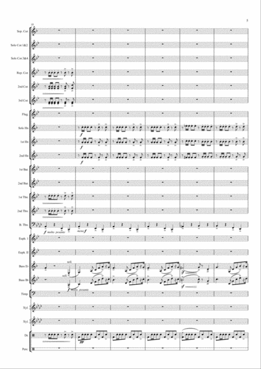 Serge's Circus Brass Ensemble scores gallery preview page 5