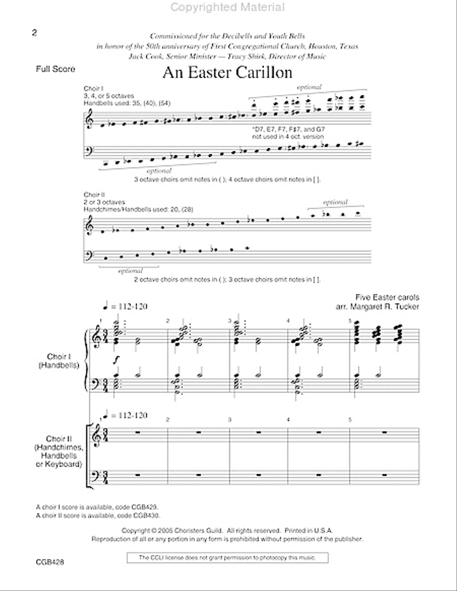An Easter Carillon (Full Score)