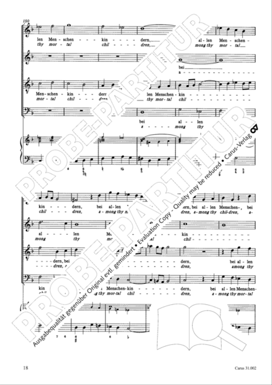O God, from heaven look on us (Ach Gott, vom Himmel sieh darein) ATB scores gallery preview page 19
