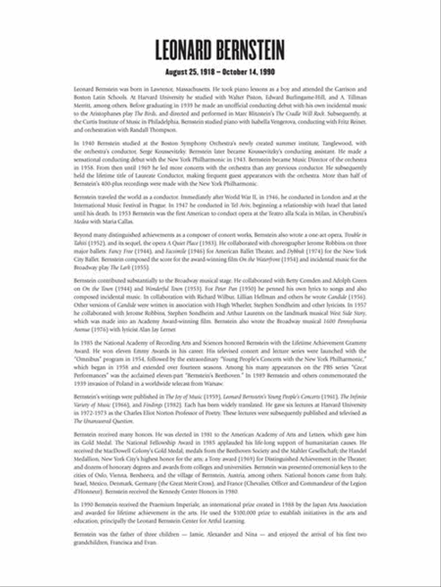 West Side Story Instrumental Solos Violin Solo scores gallery preview page 3