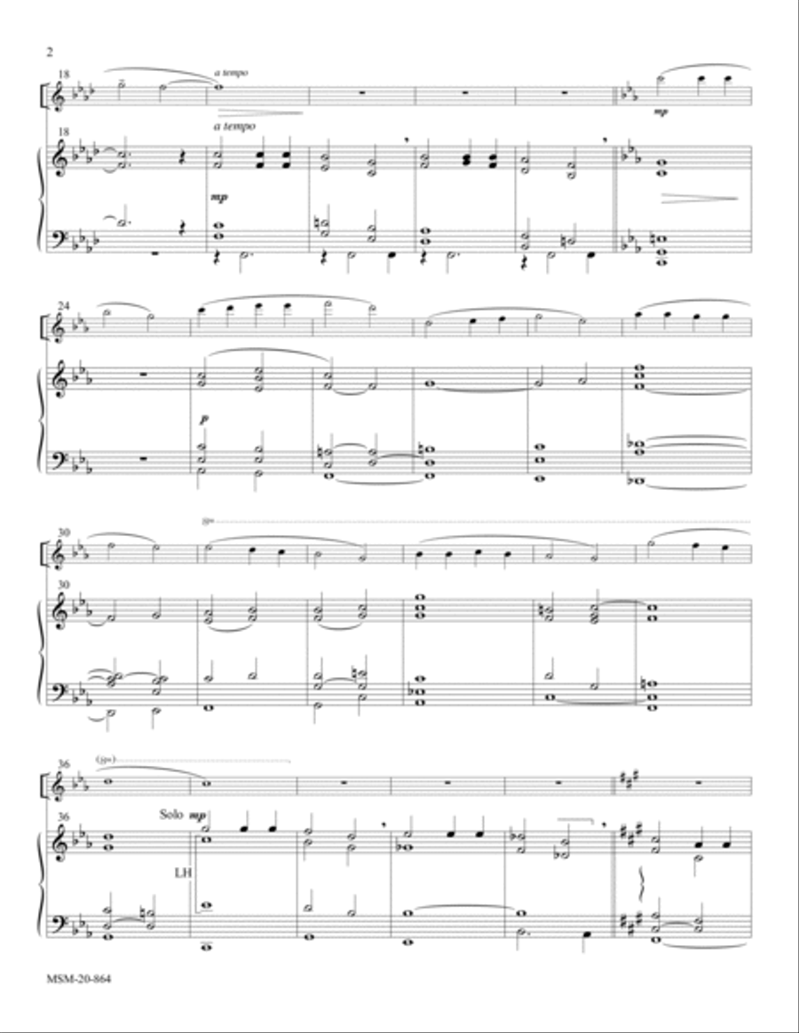 Ah, Holy Jesus (Herzliebster Jesu) Organ scores gallery preview page 2