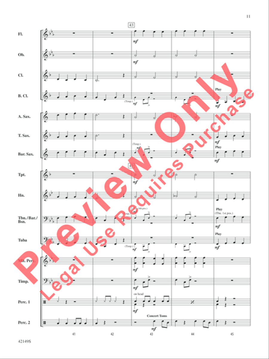 Arikara Arikara Concert Band scores gallery preview page 4