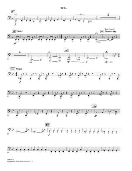 Symphonic Suite from Star Trek - Tuba