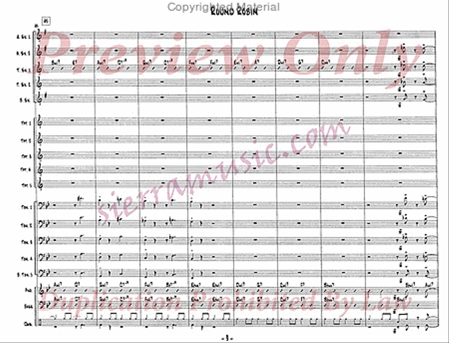 Round Robin Jazz Ensemble scores gallery preview page 10