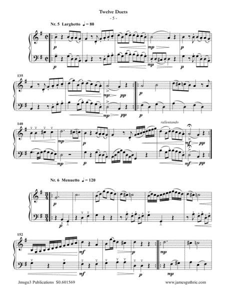 Mozart: 12 Duets K. 487 for Violin & Cello image number null