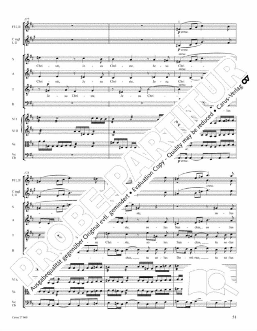 Messe a quatre voix 4-Part scores gallery preview page 62