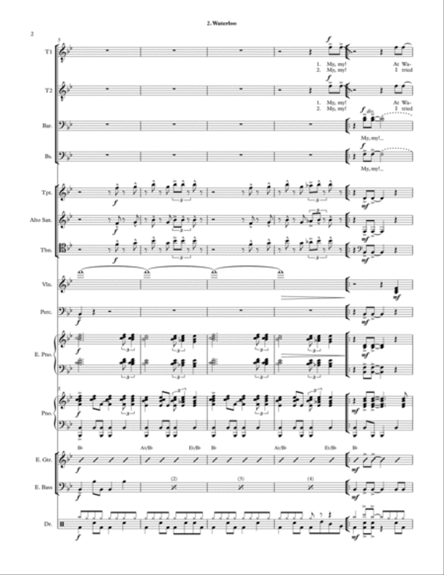 Waterloo Large Ensemble scores gallery preview page 2