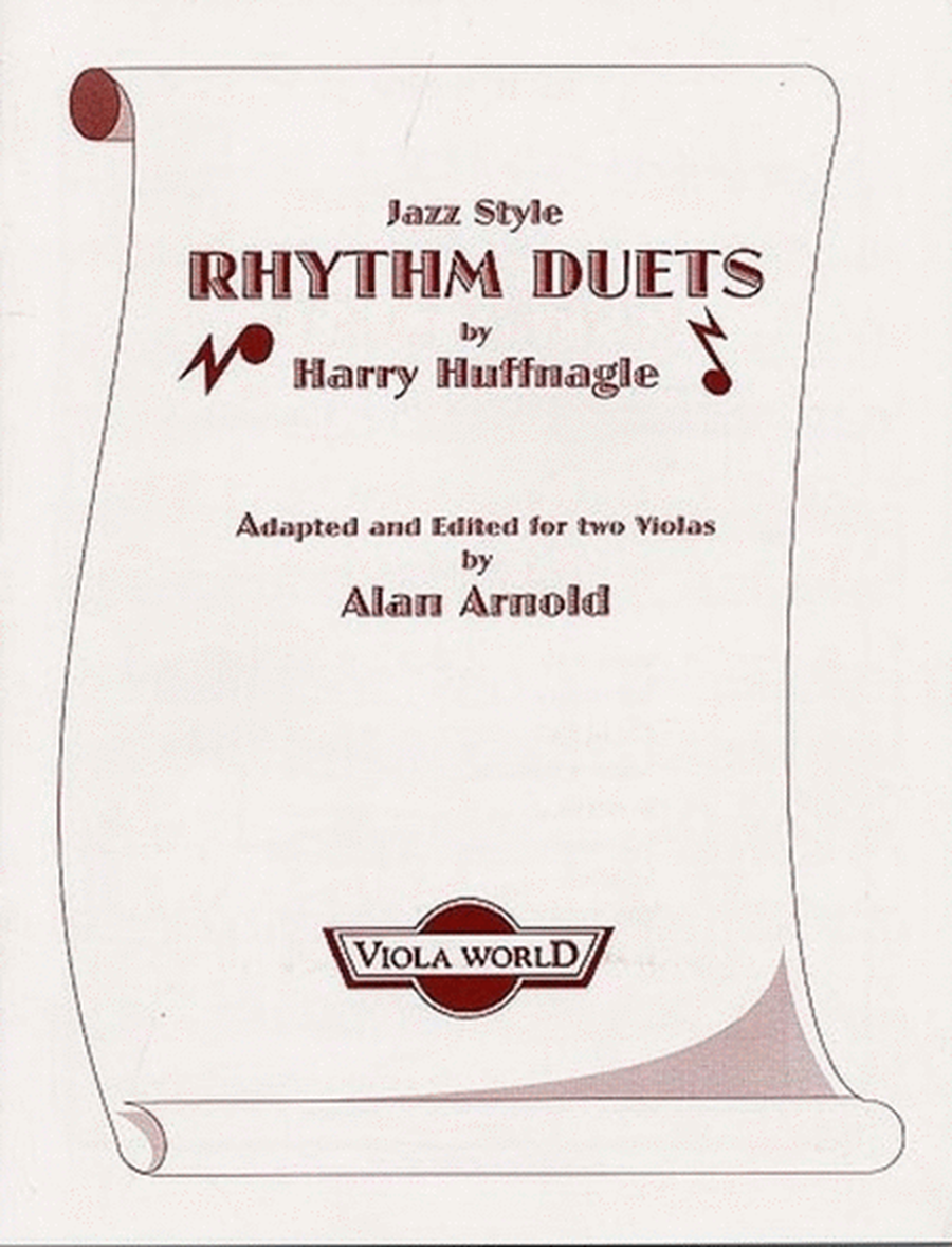 Huffnagle - Jazz Style Rhythm Duets For 2 Violas