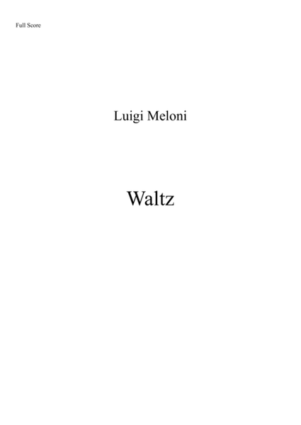 Waltz (Full score) image number null