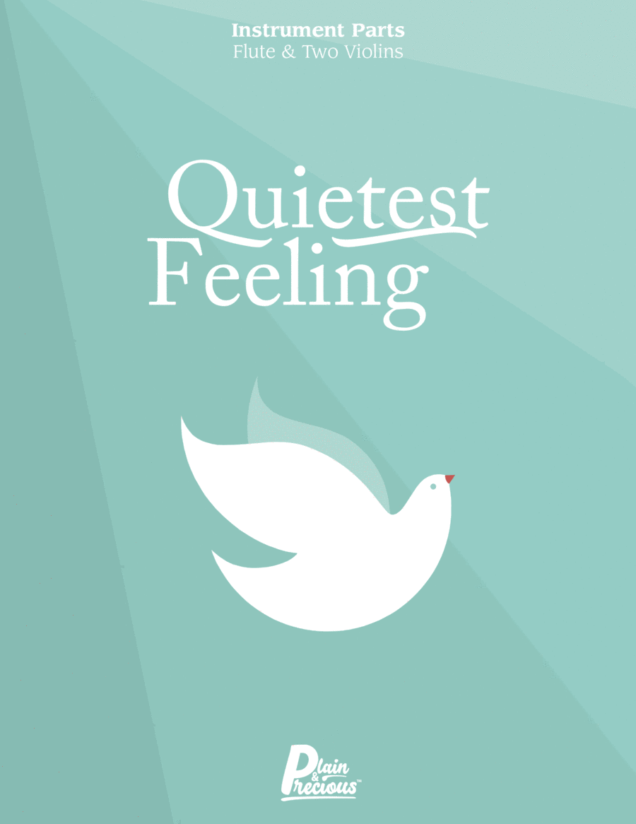 Quietest Feeling - Flute & Two Violins - Instrumental Parts Flute scores gallery preview page 1