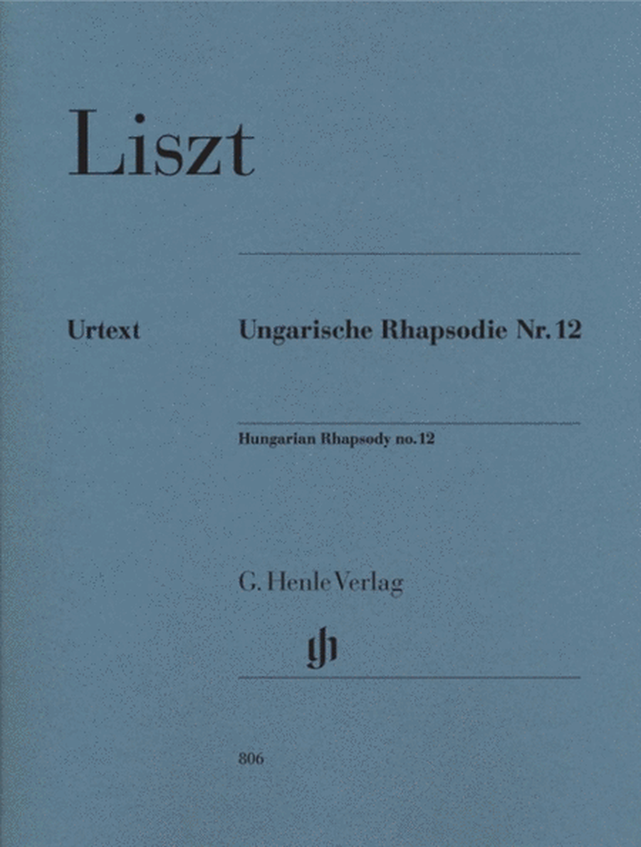 Hungarian Rhapsody No 12 Urtext