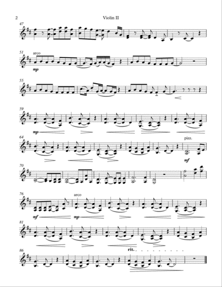 Thinking Out Loud Thinking Out Loud String Quartet scores gallery preview page 4