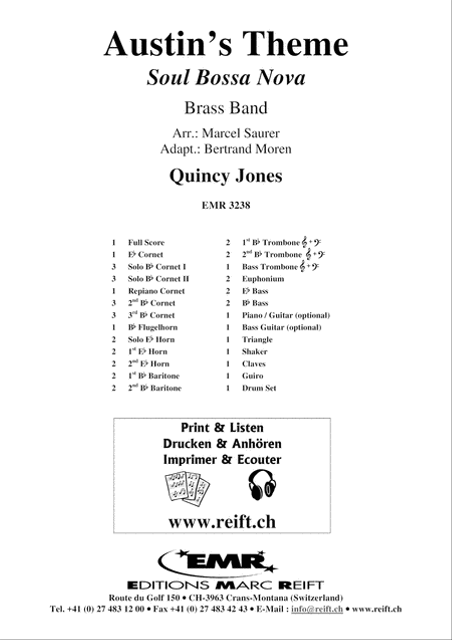 Austin's Theme Brass Band scores gallery preview page 2