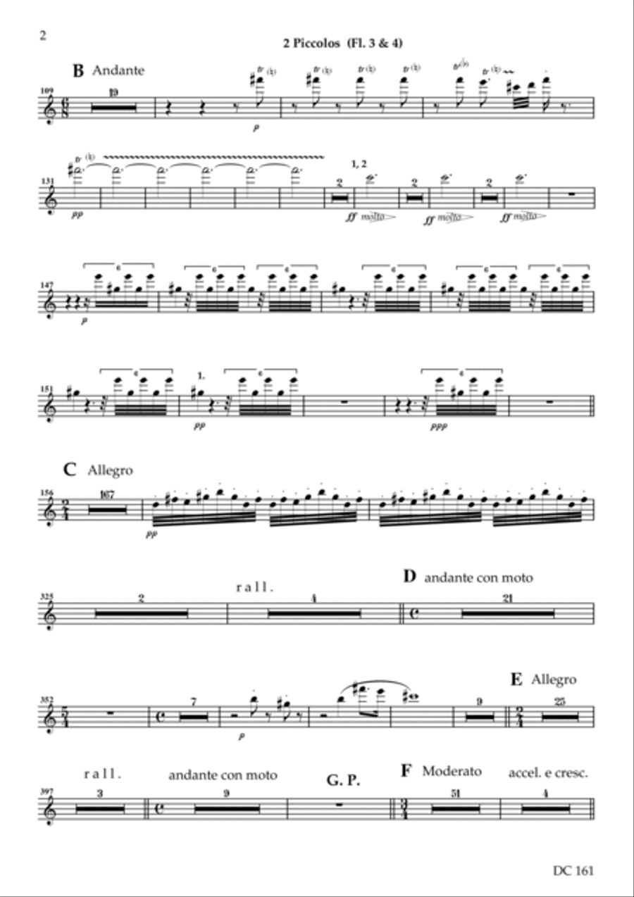 Vinlandsaga - a Nordic Symphony [woodwind parts] Woodwind Quintet scores gallery preview page 2