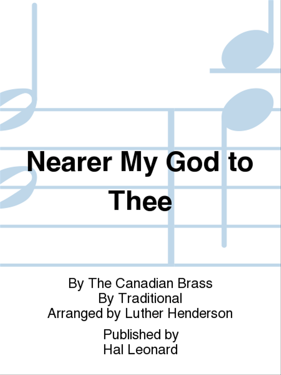 Nearer My God to Thee Brass Quintet scores gallery preview page 1