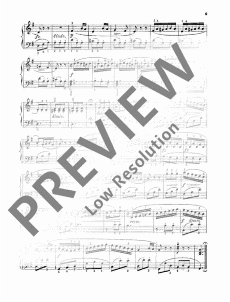 Sonatinas Piano Solo scores gallery preview page 10