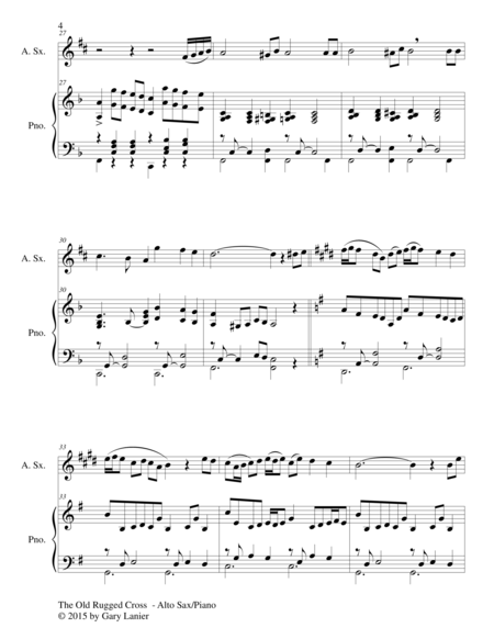 INSPIRATIONAL HYMNS, SET I (Duets for Alto Sax & Piano) image number null