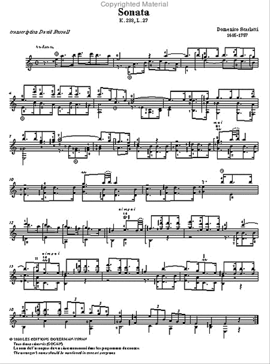 Four Sonatas Classical Guitar scores gallery preview page 2