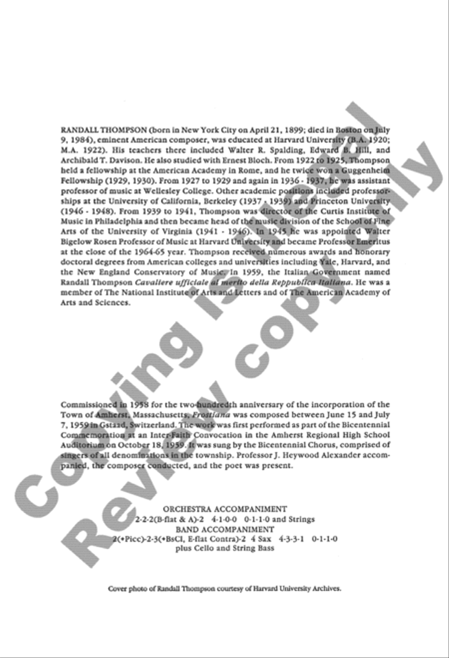 Choose Something Like A Star - SATB - From 