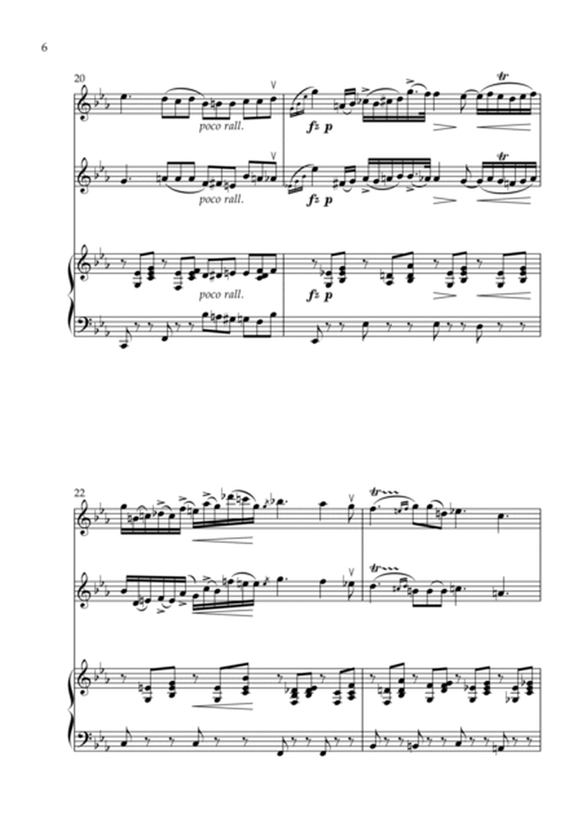 Nocturne in Eb maj (Op.9 No.2) - Arranged for 2 Violins and Piano ("I'll Second This" Series) image number null