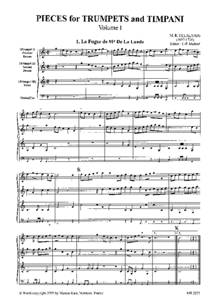 Pieces for 1-3 Trumpets and Kettledrums