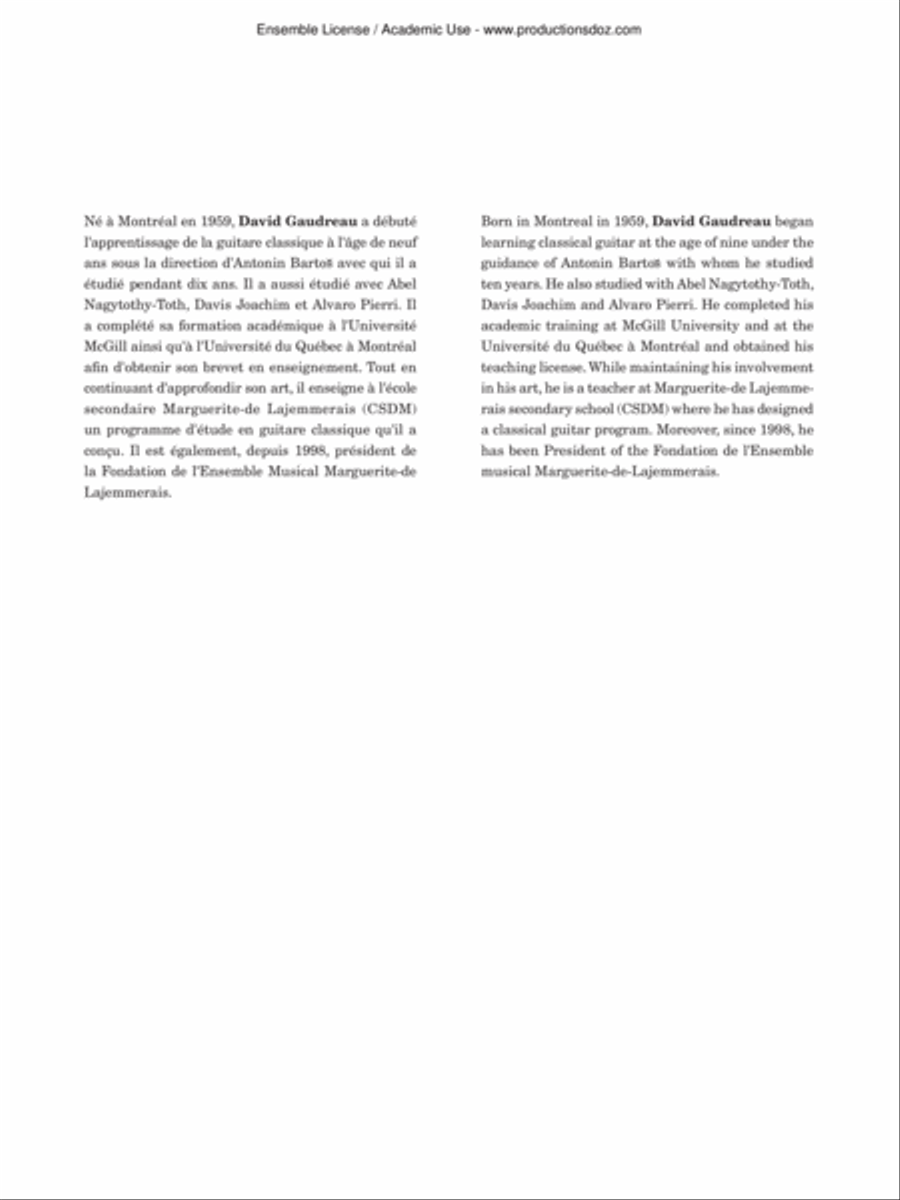 Saudade Saudade Classical Guitar scores gallery preview page 2