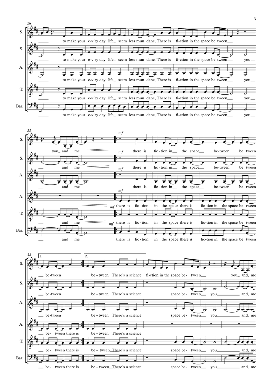 Telling Stories 4-Part scores gallery preview page 3