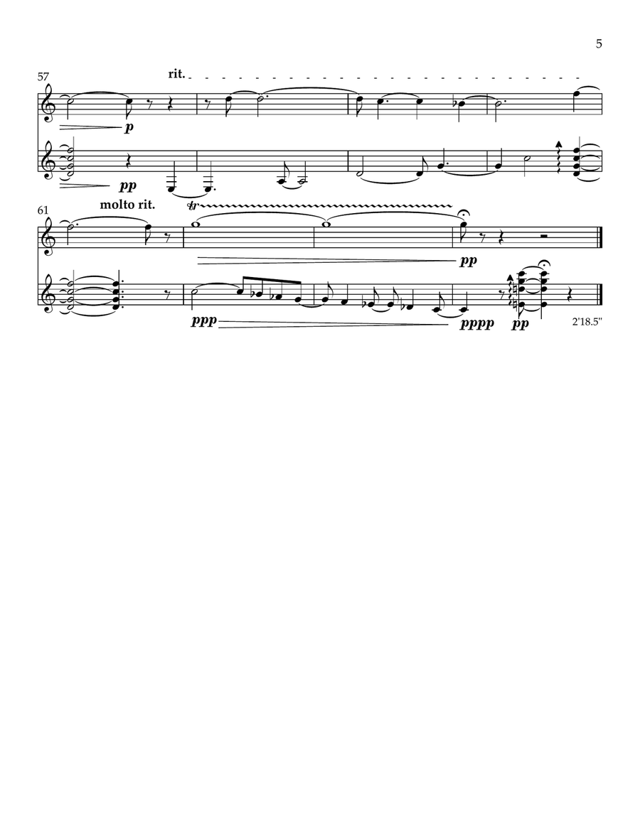 Excursion No. 2: Beguine for Flute and Guitar Chamber Music scores gallery preview page 5