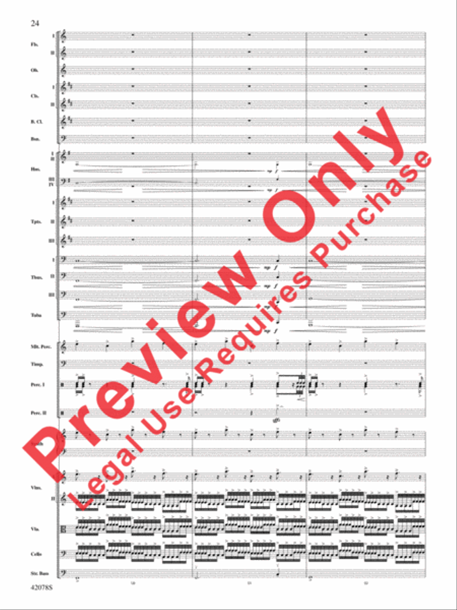 Man of Steel, Selections from Full Orchestra scores gallery preview page 25