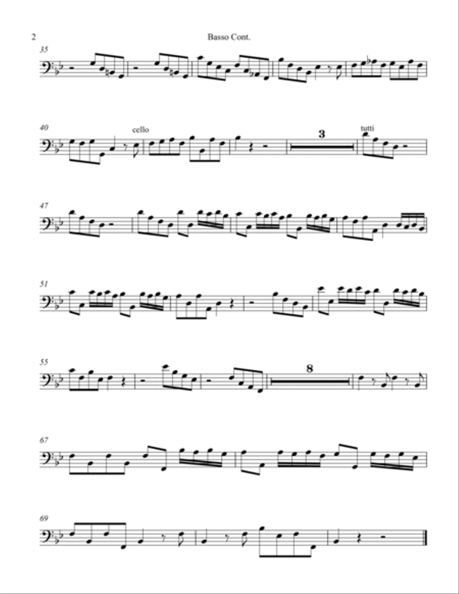 Concerto Grosso Op. 3 #1 Movement 1 String Orchestra scores gallery preview page 2