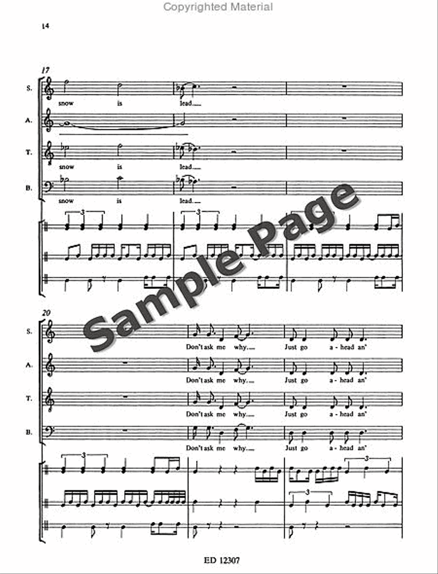 I Dream a World I Dream a World 4-Part scores gallery preview page 17