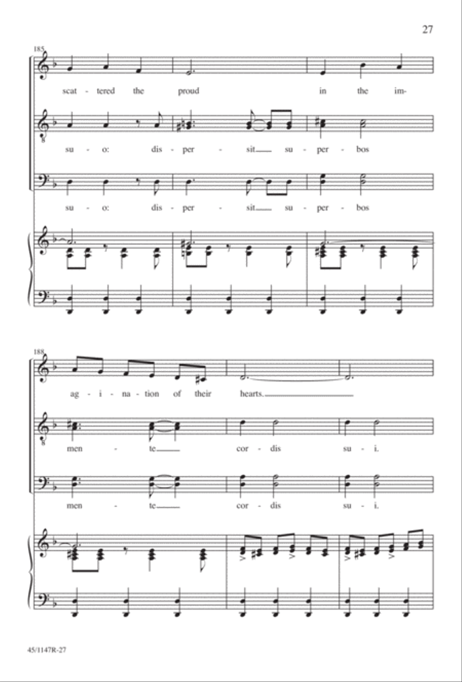 Magnificat Divisi scores gallery preview page 28
