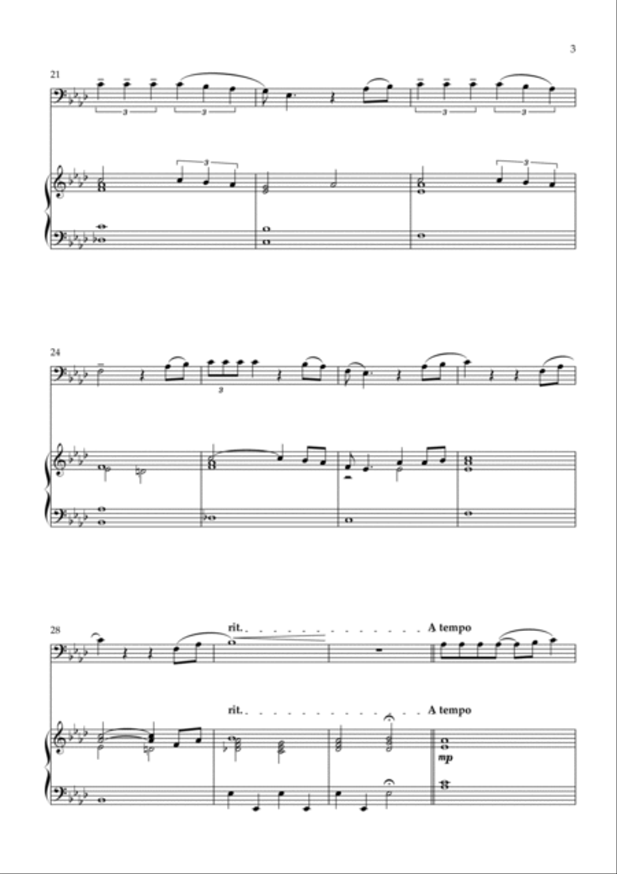 Part Of Your World (reprise) Euphonium scores gallery preview page 3