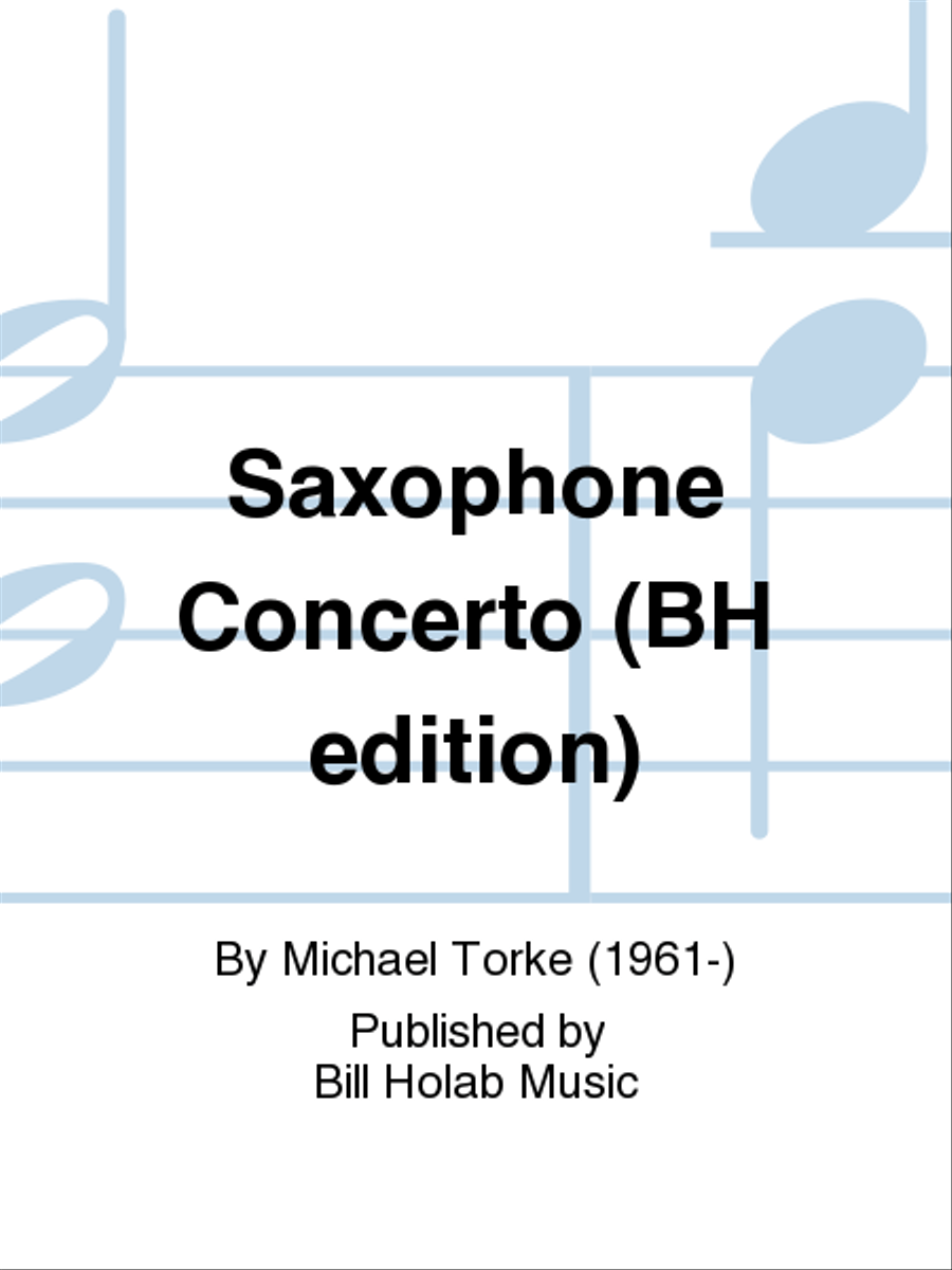 Saxophone Concerto (BH edition) Piano Accompaniment scores gallery preview page 1
