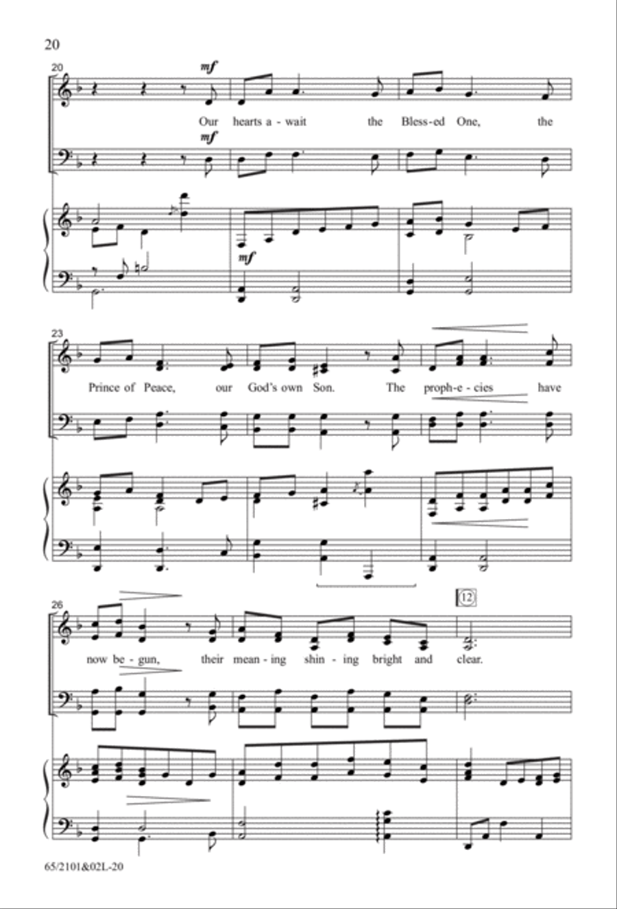 Everlasting Light - SATB with Performance CD 4-Part scores gallery preview page 15