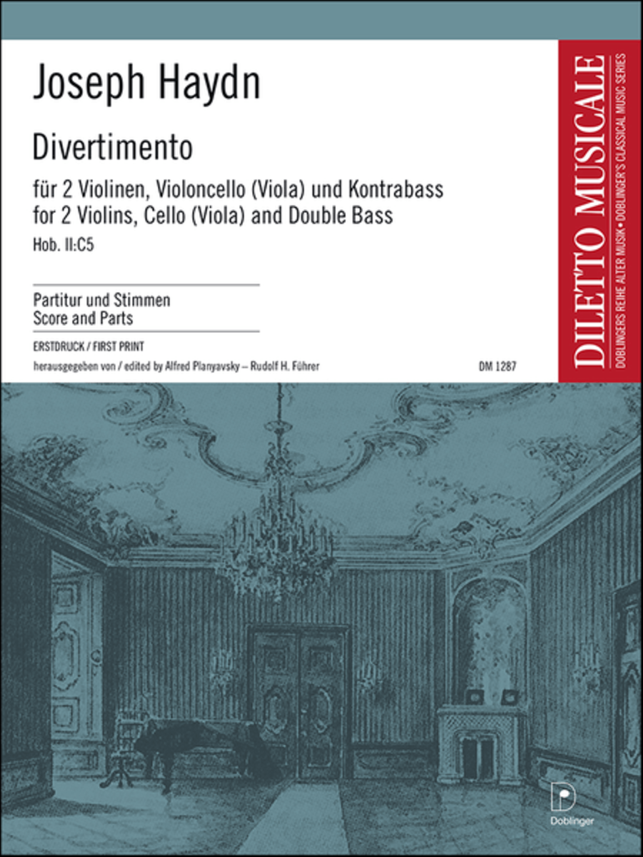 Divertimento in C String Quartet scores gallery preview page 1