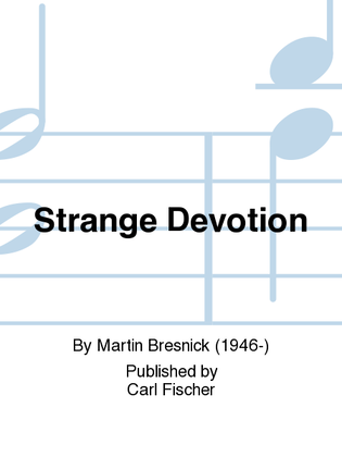 Book cover for Strange Devotion