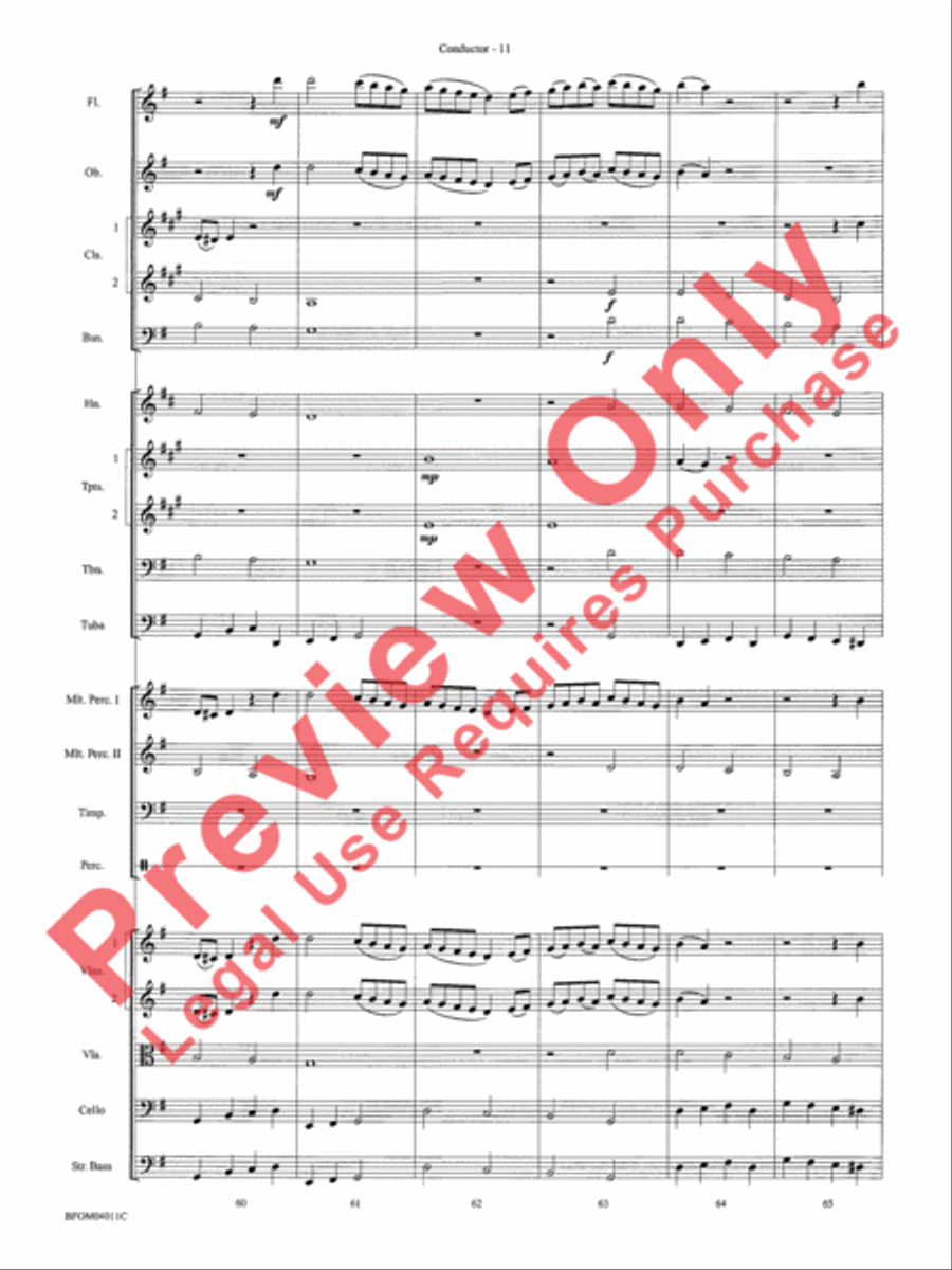 Sleepers Wake (More of the Best of Bach) Full Orchestra scores gallery preview page 13
