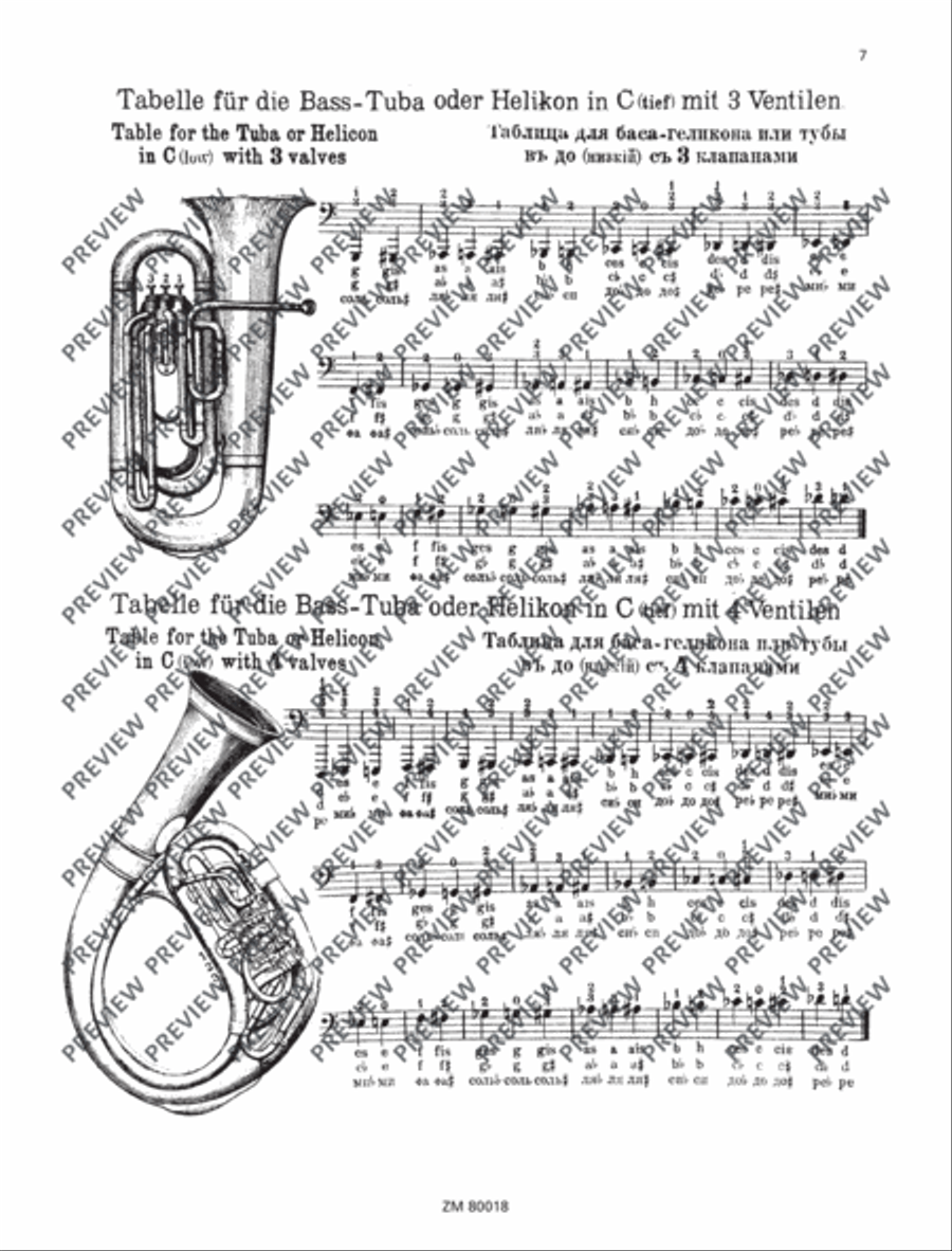 Self-instructor for the tuba in F, E flat (Helicon) Tuba scores gallery preview page 8