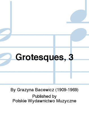 Book cover for Grotesques, 3