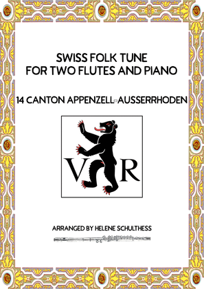 Swiss Folk Dance for two flutes and piano – 14 Canton Appenzell Ausserrhoden – Ecossaise