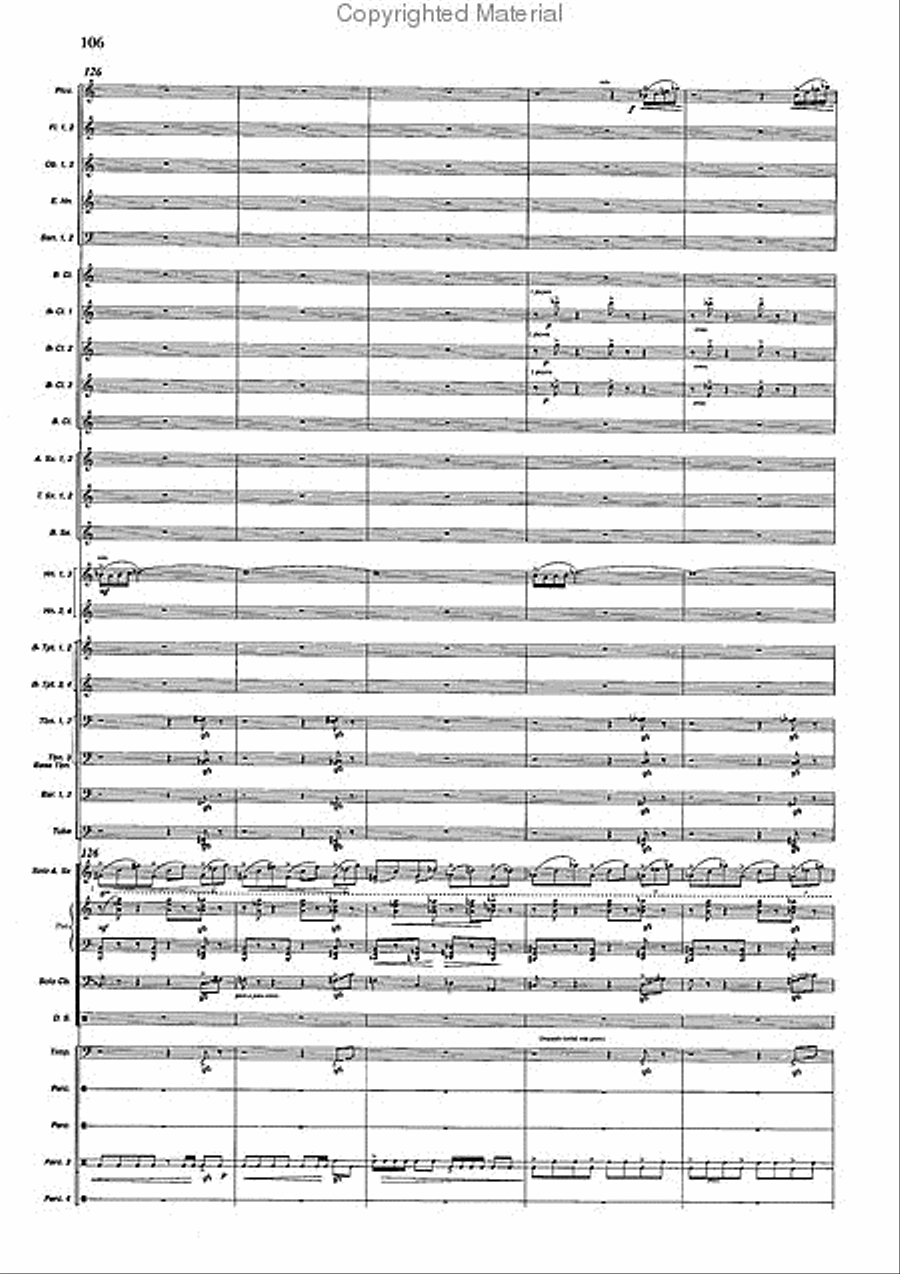Concertango Concert Band scores gallery preview page 107