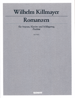 Romanzen Soprano/piano/perc