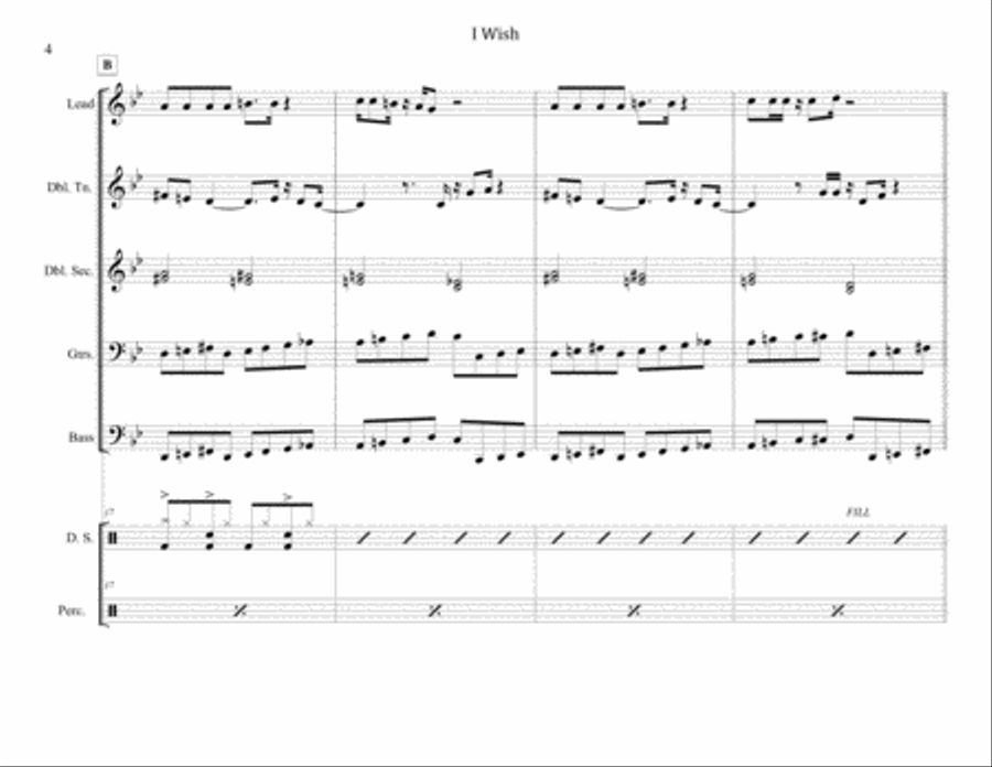 I Wish Steel Drum Band scores gallery preview page 4