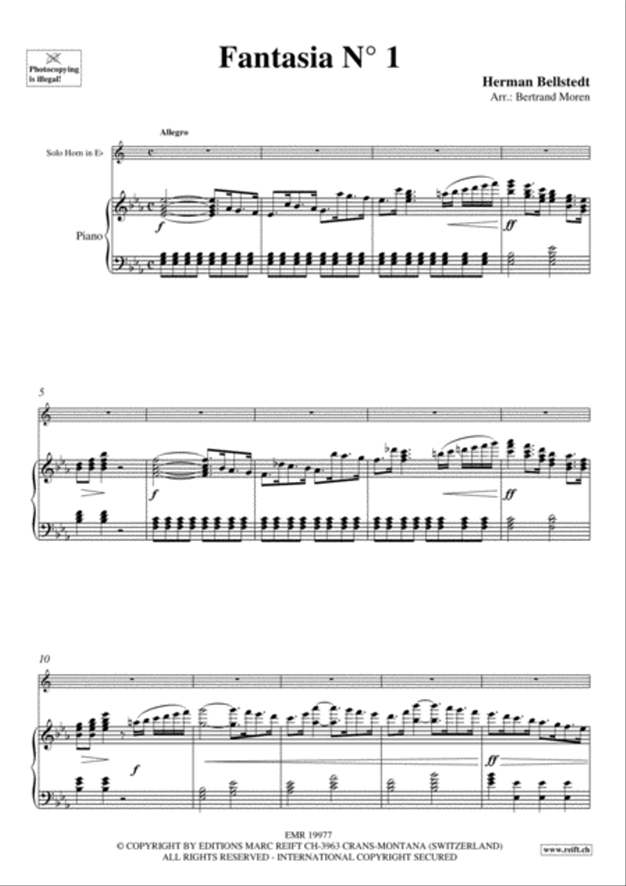 Fantasia No. 1 Fantasia No. 1 Horn scores gallery preview page 3