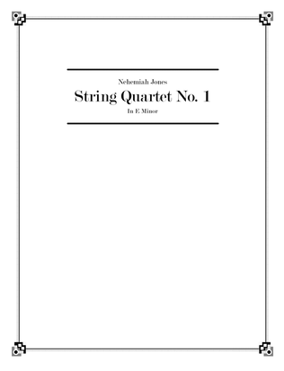 String Quartet No. 1 in E Minor