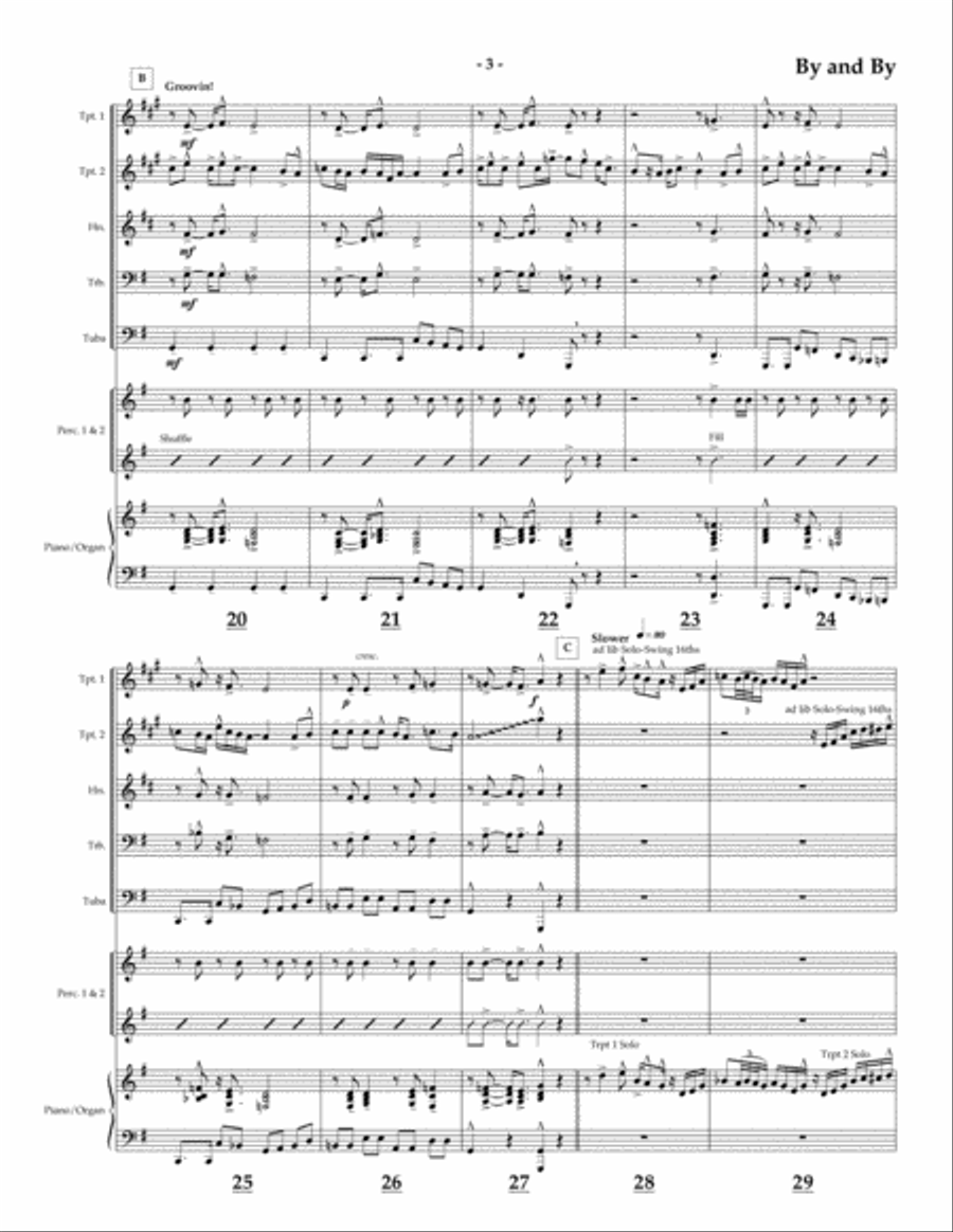 We'll Understand It Better By and By for Brass Quintet Brass Quintet scores gallery preview page 3