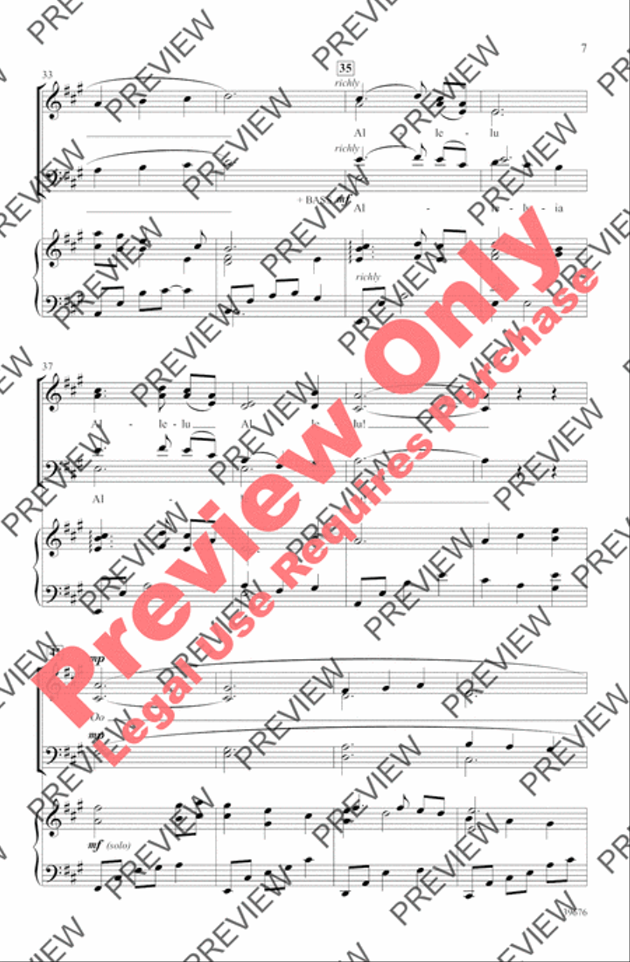 Missa Festiva Missa Festiva 4-Part scores gallery preview page 10