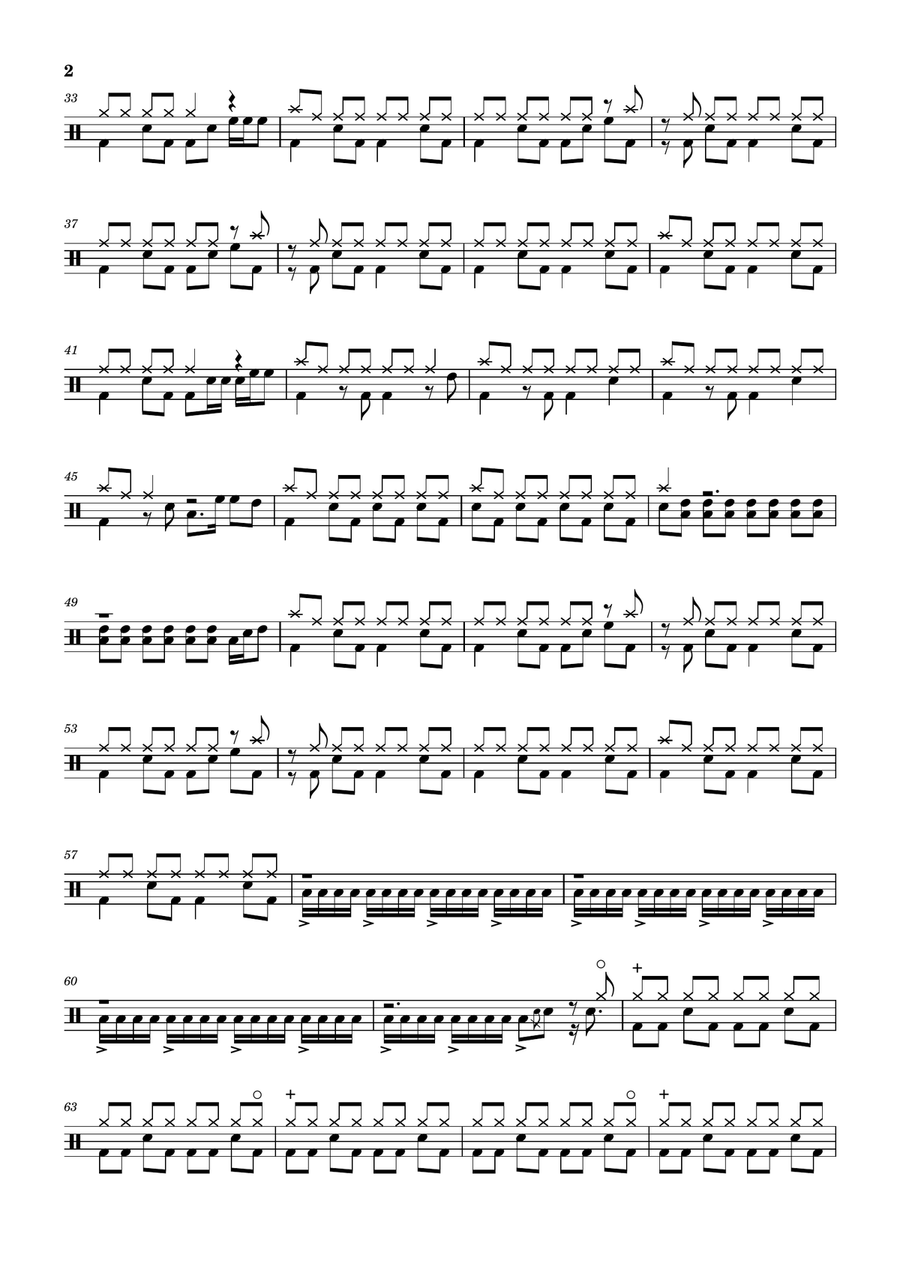 You Don't Know What You've Got Drum Set scores gallery preview page 2