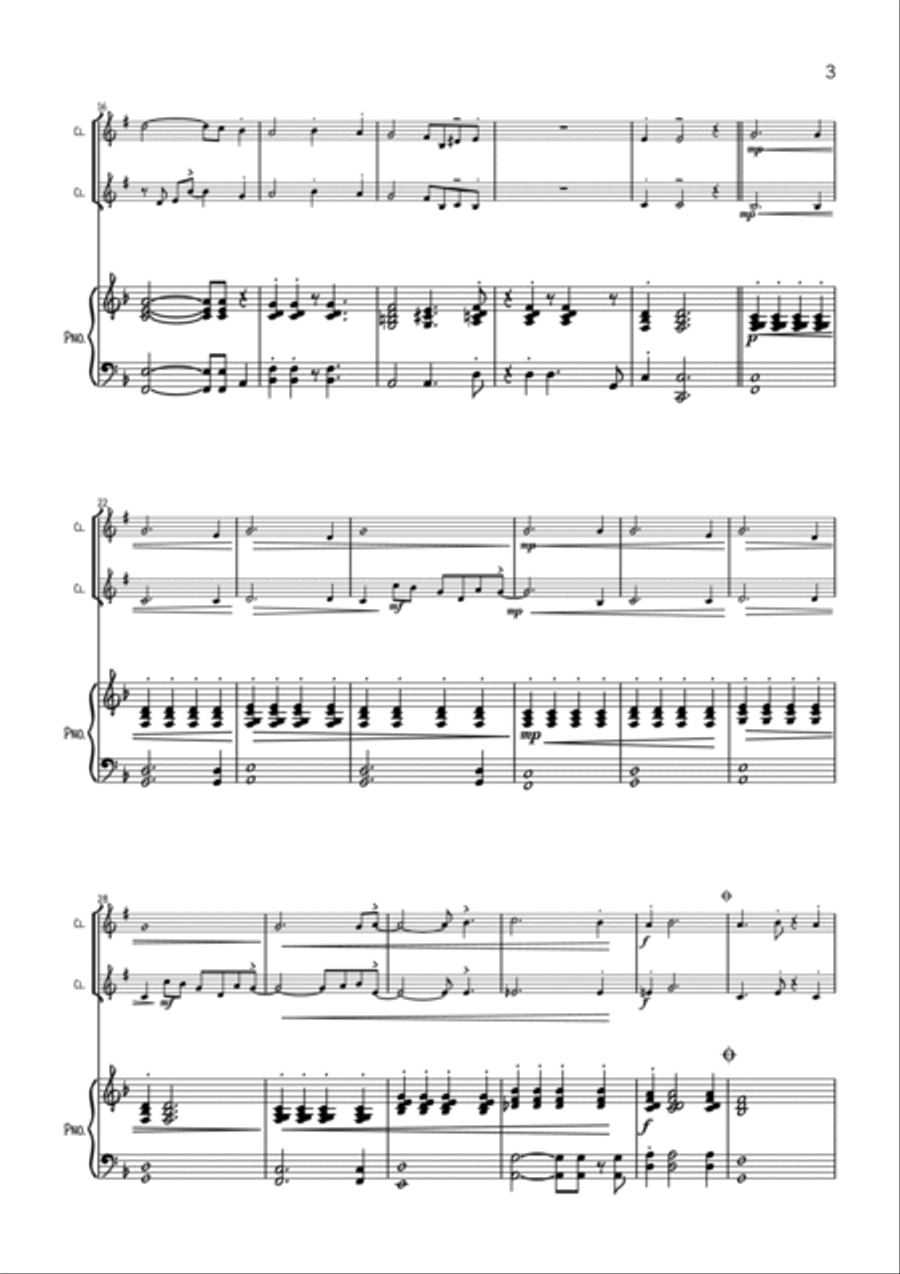 We Three Kings Woodwind Duet scores gallery preview page 3